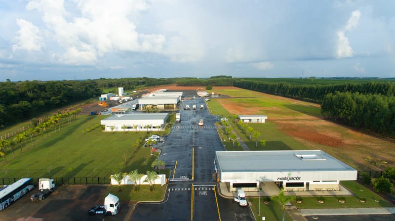 Vista aérea da Rodojacto